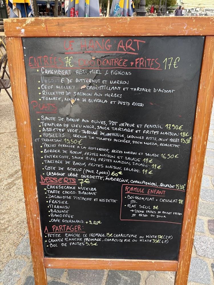 Le Hang'art - Menu Image 1